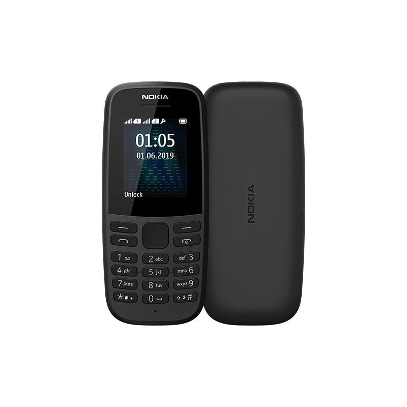 Nokia 105 2019 DS Black